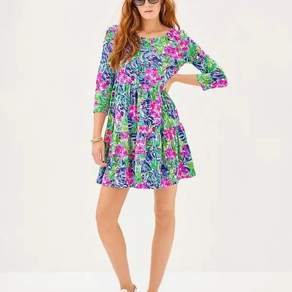 NWOT Lilly Pulitzer® Geanna Dress Resort White Disney Dreaming - Picture 3 of 5